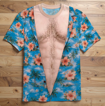 Custom Funny T-shirt - Personalized Summer Vacation And Travel Gifts For Men - Too Hot To Handle