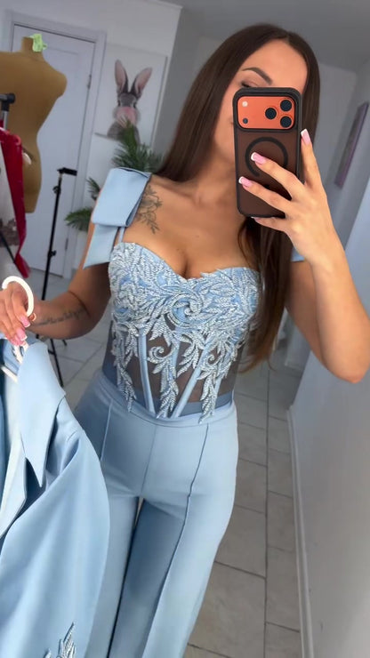 Lace Camisole Three-Piece Set