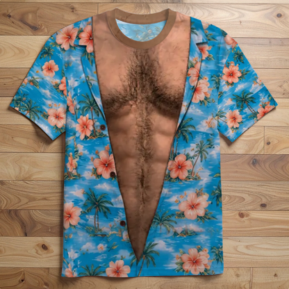 Custom Funny T-shirt - Personalized Summer Vacation And Travel Gifts For Men - Too Hot To Handle