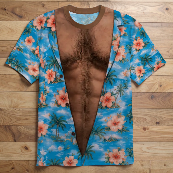 Custom Funny T-shirt - Personalized Summer Vacation And Travel Gifts For Men - Too Hot To Handle