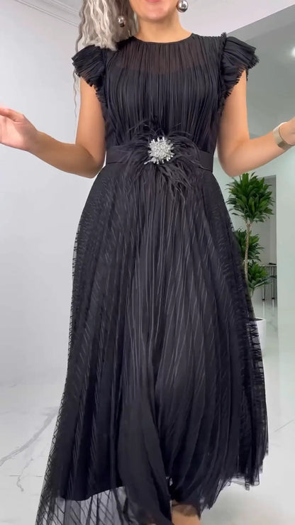 Slim Fit Chiffon Dress