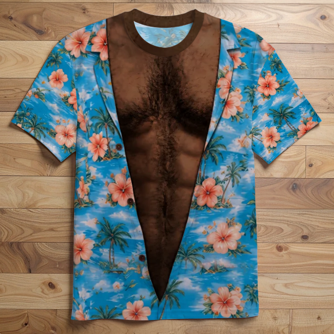 Custom Funny T-shirt - Personalized Summer Vacation And Travel Gifts For Men - Too Hot To Handle