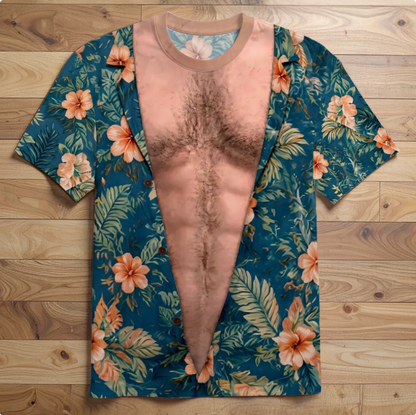 Custom Funny T-shirt - Personalized Summer Vacation And Travel Gifts For Men - Too Hot To Handle