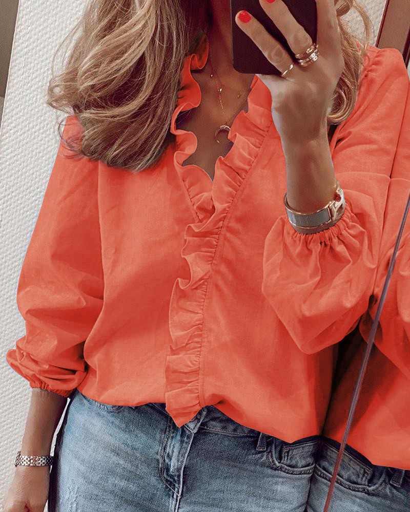 Long Sleeve-Orange