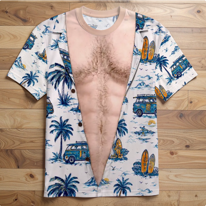 Custom Funny T-shirt - Personalized Summer Vacation And Travel Gifts For Men - Too Hot To Handle
