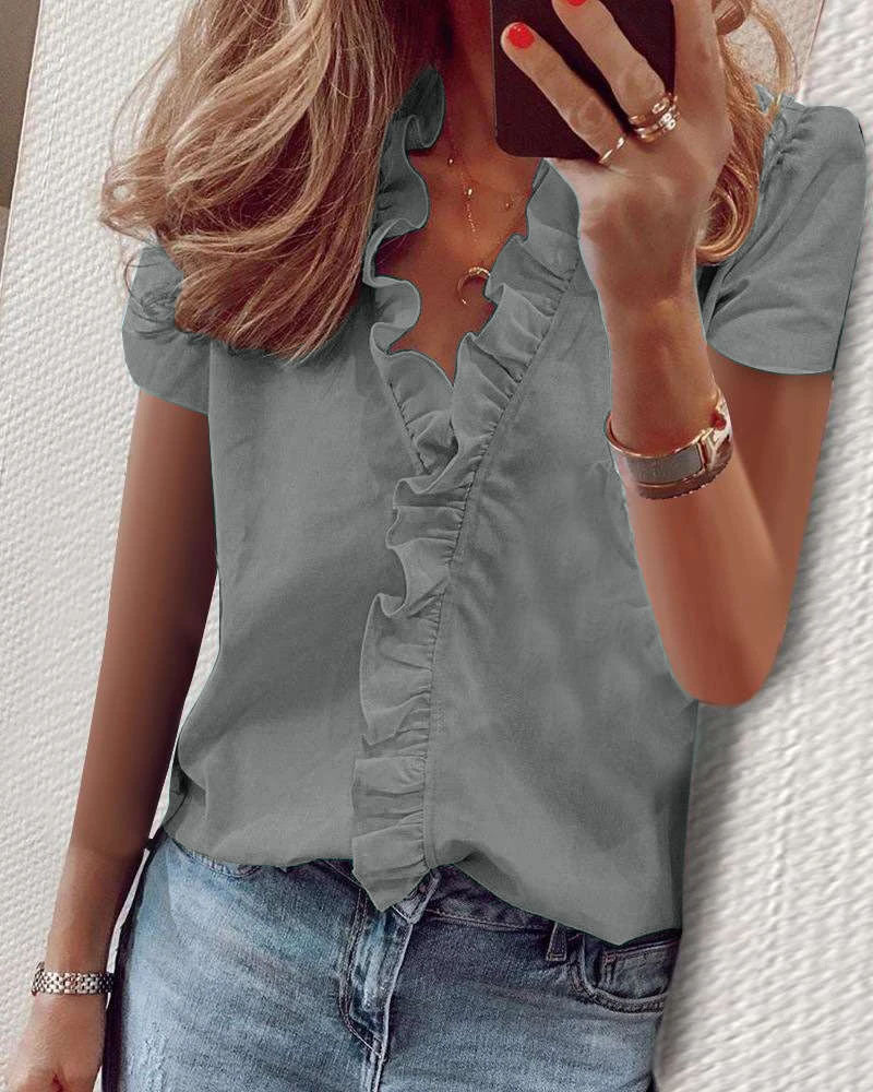 Short Sleeve-Gray