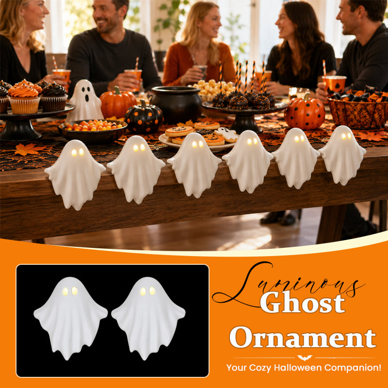 👻 LED Glowing Ghost Halloween Ornament – Cozy Fall Home Decor