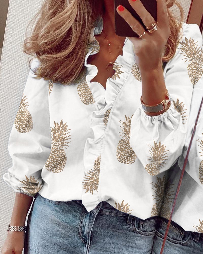 Long Sleeve-pineapple